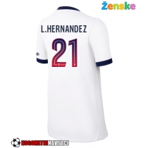 Ženske Nogometnih dresov Paris Saint-Germain Lucas Hernandez #21 Gostujoči 2026-27 Kratki rokavi